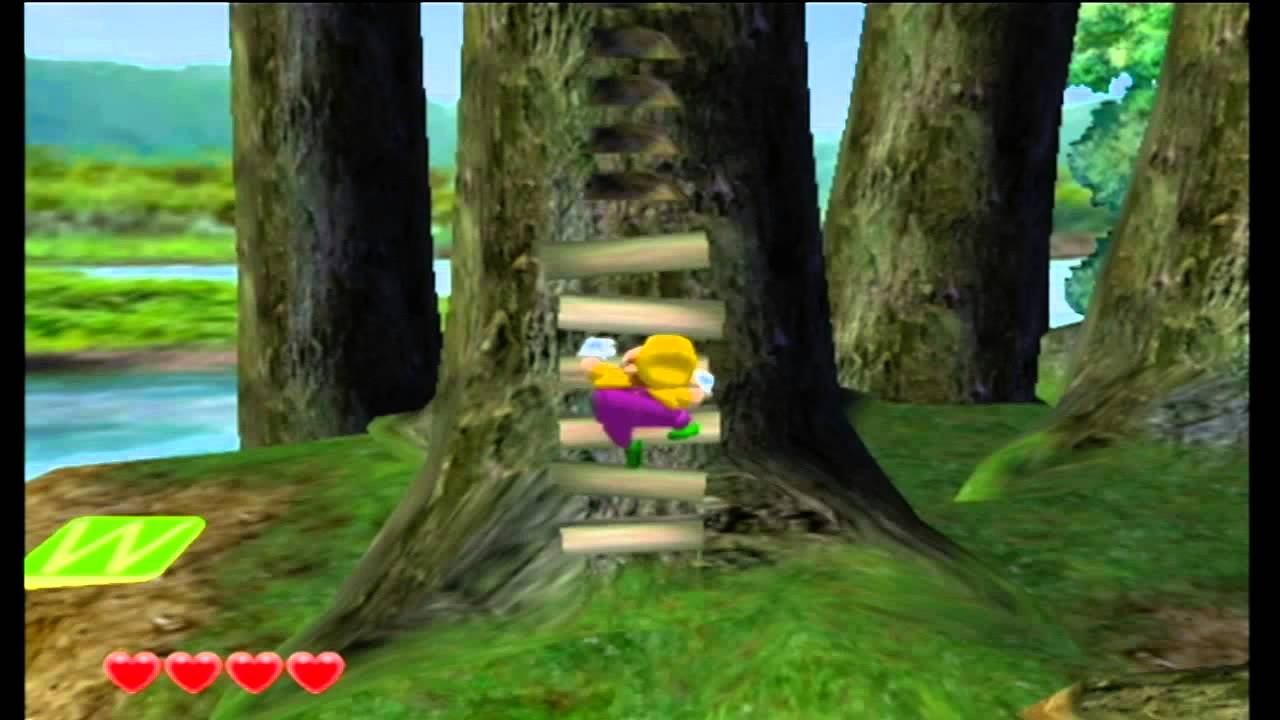 Wario World. World 1-1 Greenhorn Forest