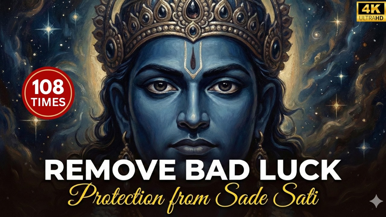 Powerful Shani Mantra 108 Times | Nilanjana Samabhasam | Remove Bad Luck & Obstacles