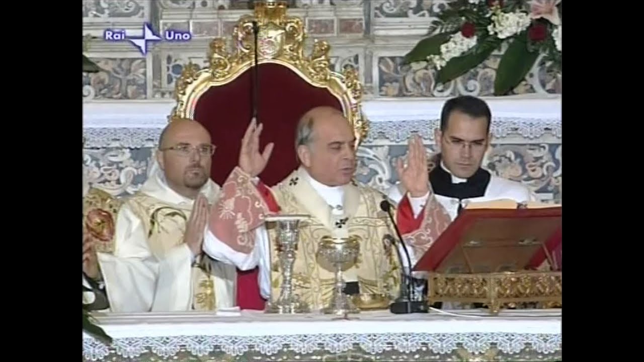 Santa Messa Pontificale andata in onda su Rai 1 il 21/01/2007
