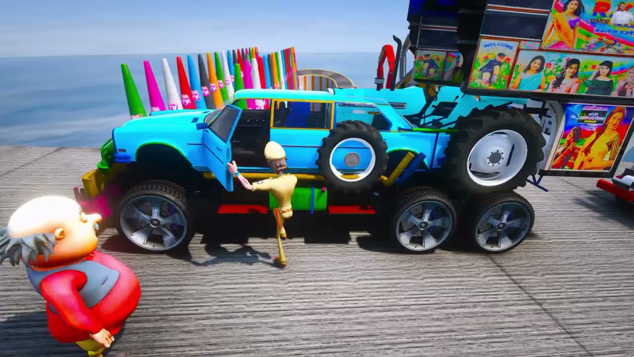 GTA 5 World's Highest 😳😱 दुनिया का सबसे ऊँचा !! IMPOSSIBLE SUPER MEGA RAMP 😱😱 CHALLENGE !! INDIANDJ