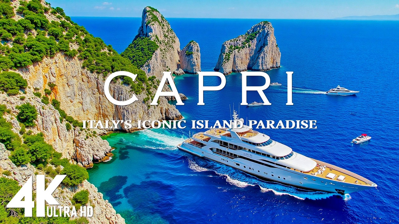 [4K] CAPRI 🇮🇹 – Italy’s Iconic Island Paradise 🌅 | Scenic Relaxation & Relaxing Deep House Chill
