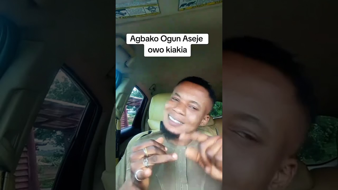 AGBAKO OGUN ASEJE OWO KIAKIA