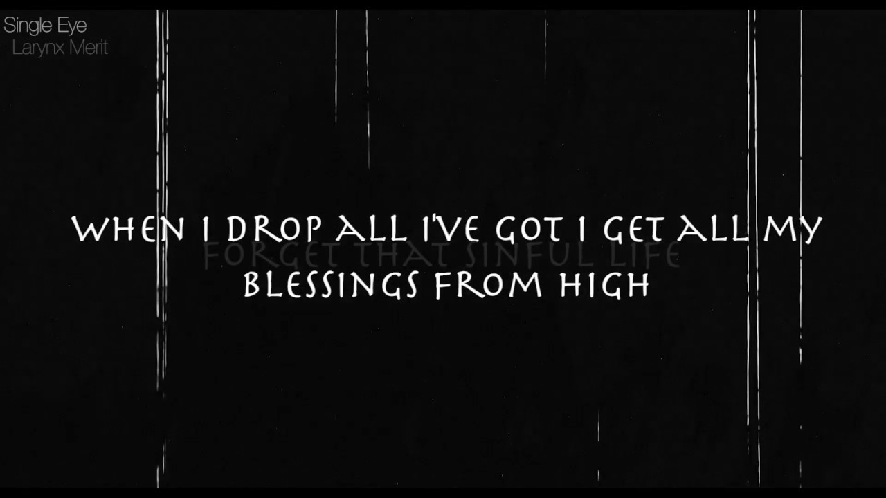 Larynx Merit - Single Eye (Official Lyric Video)