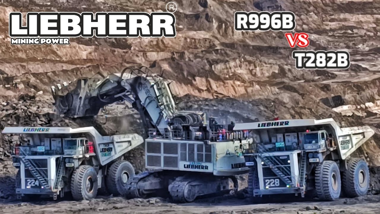 ALAT BERAT DI SINI UKURANNYA TIDAK LAZIM 😱 // LIEBHERR R996B, LIEBHERR T282B, EUCLID EH4500, HP 830E