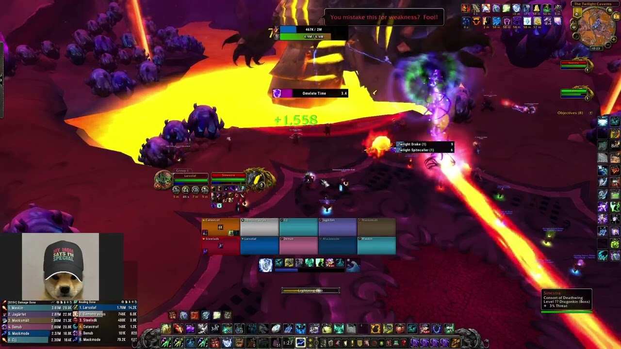 TSFA vs Sinestra Heroic 10man | Resto Shaman PoV