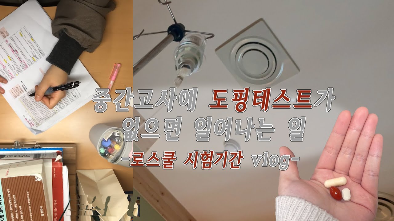 [로스쿨 vlog] 교사 관두고 로스쿨 중간고사 끝낸 썰 푼다.