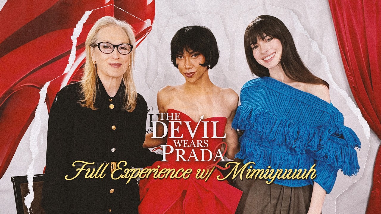 EXCLUSIVE FULL INTERVIEW WITH MERYL STREEP & ANNE HATHAWAY FOR THE DEVIL WEARS PRADA 2! ❤︎⁠