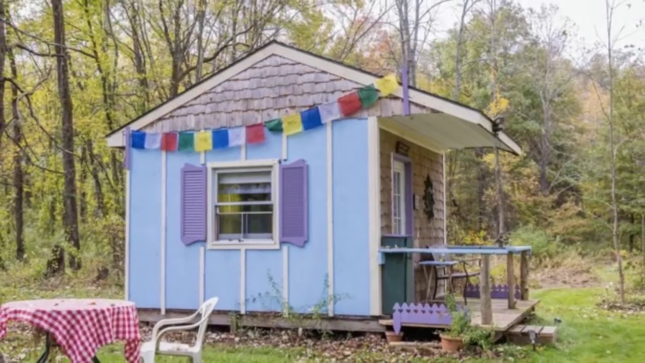 Off Grid Country Micro Cabin Vacation in New York   Small House Design Ideas