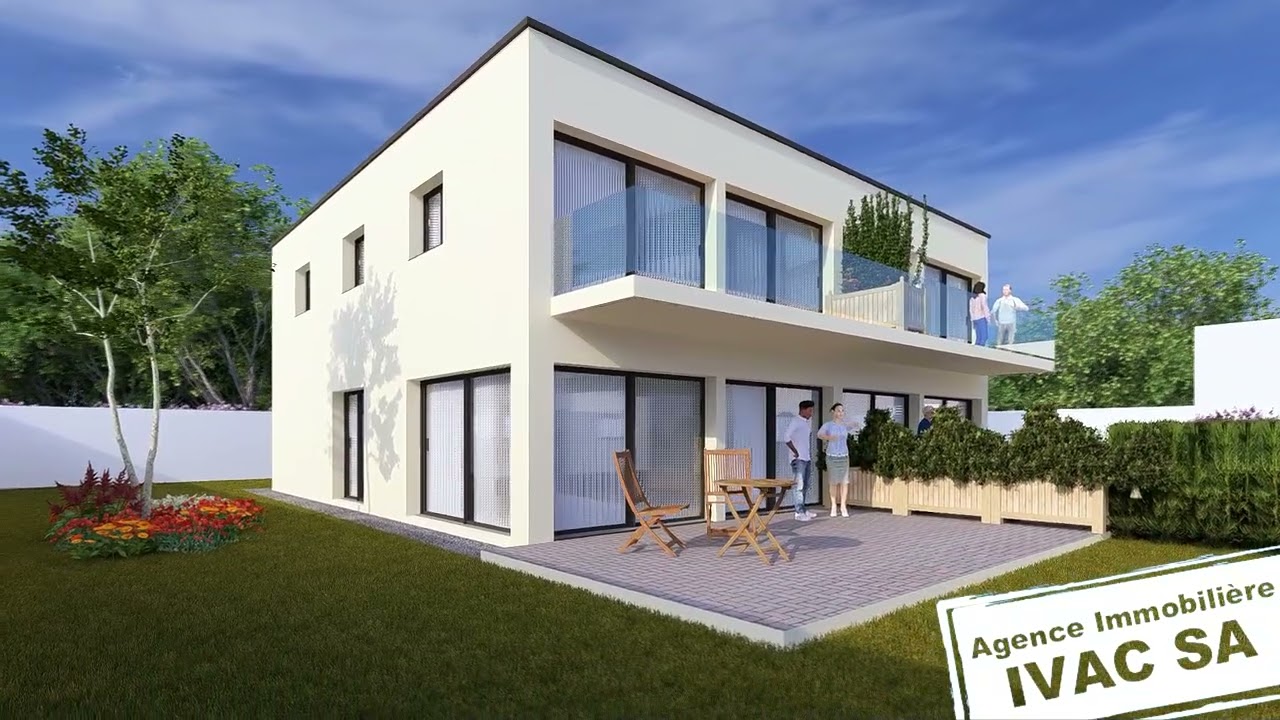 2 villas familiales neuves 5.5 pces à Cousset / FR