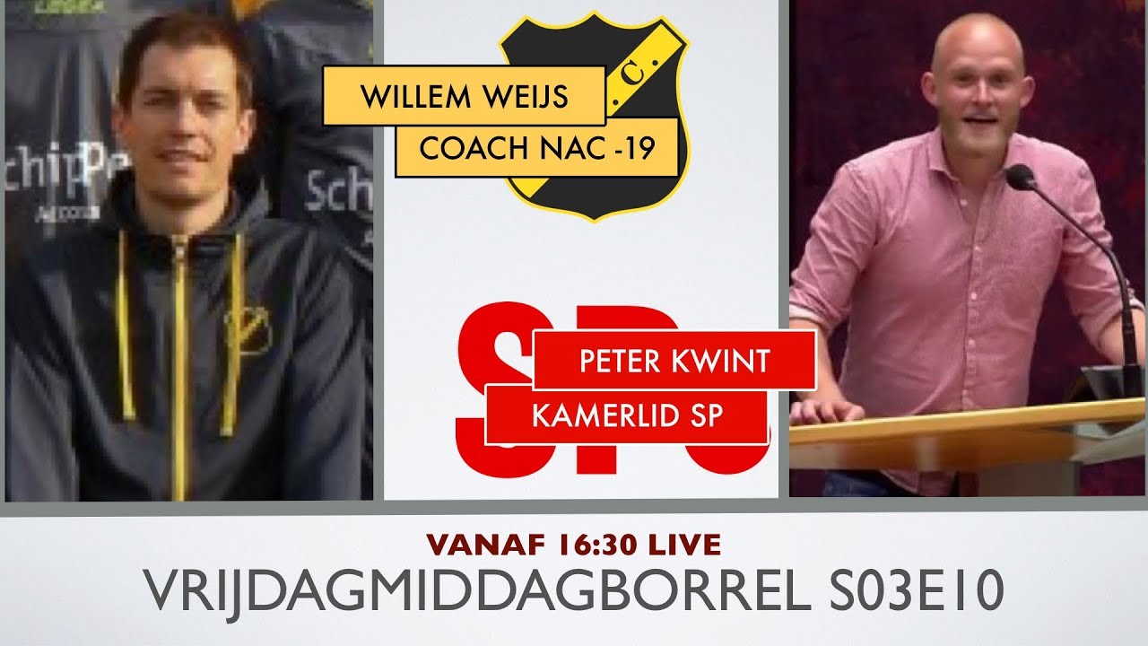VRIJDAGMIDDAGBORREL S03E10 - Met o.a. Peter Kwint (SP) en Willem Weijs (NAC)