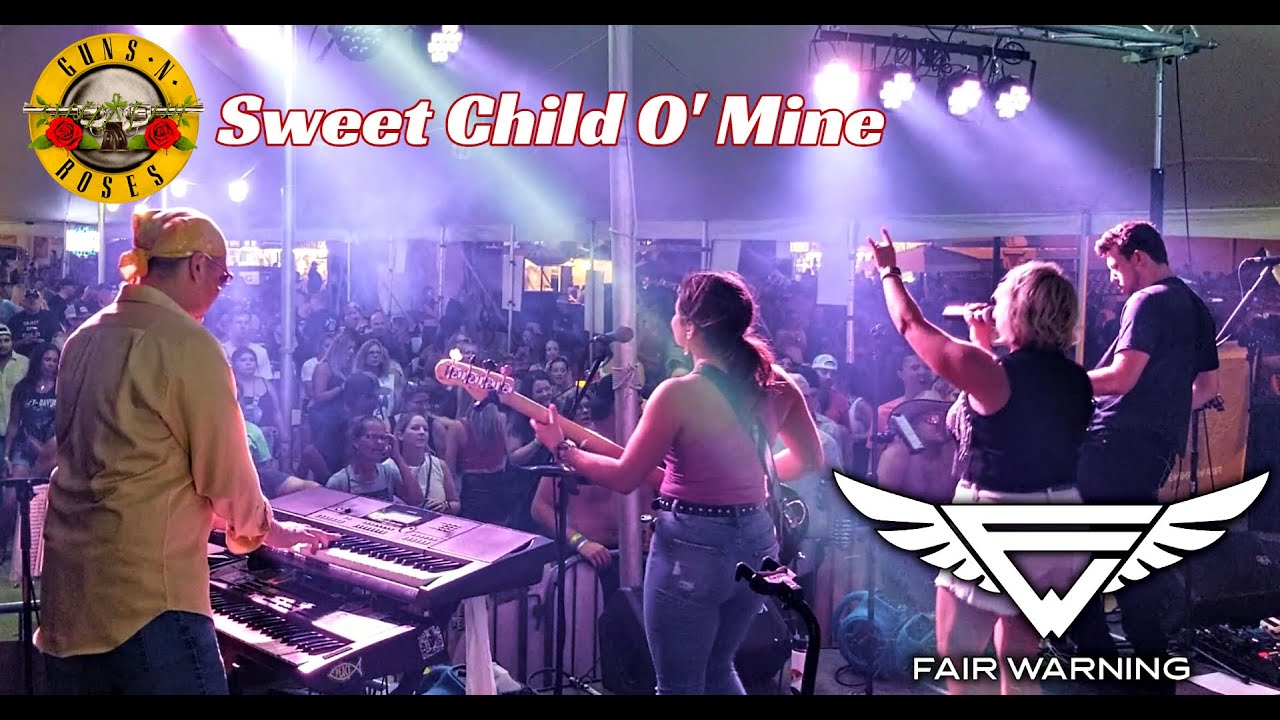 Fair Warning | Sweet Child O' Mine Live | Mississippi Valley Fair 2023 (Guns 'n' Roses Cover)