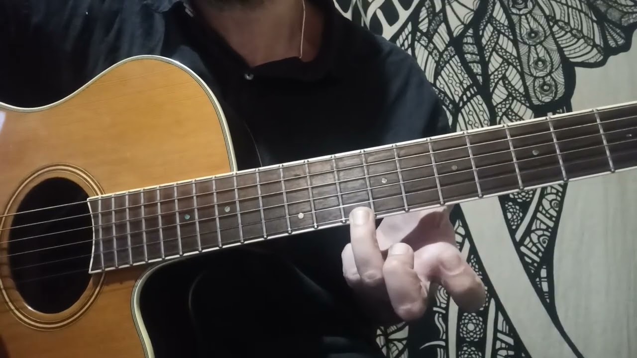 Como tocar # aventura # el perdedor # guitarra # Parte 1