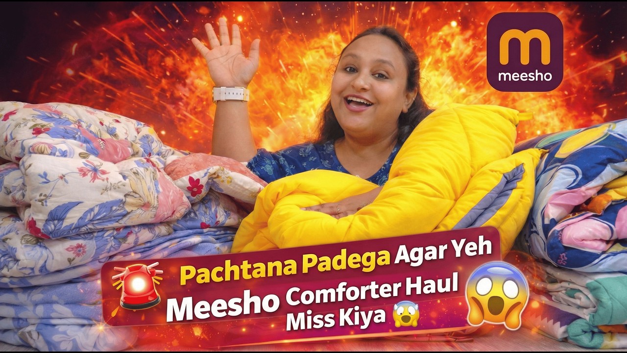 Shocking!😱 Meesho Comforters Ki Quality Dekh Ke Hairaan Ho Jaoge | Meesho Honest AC Comforter Haul