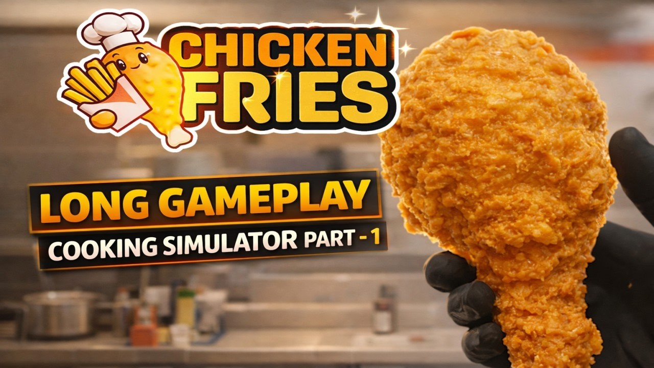 Chicken Fries – Long Gameplay (No Commentary) | Cooking Simulator Part- 1