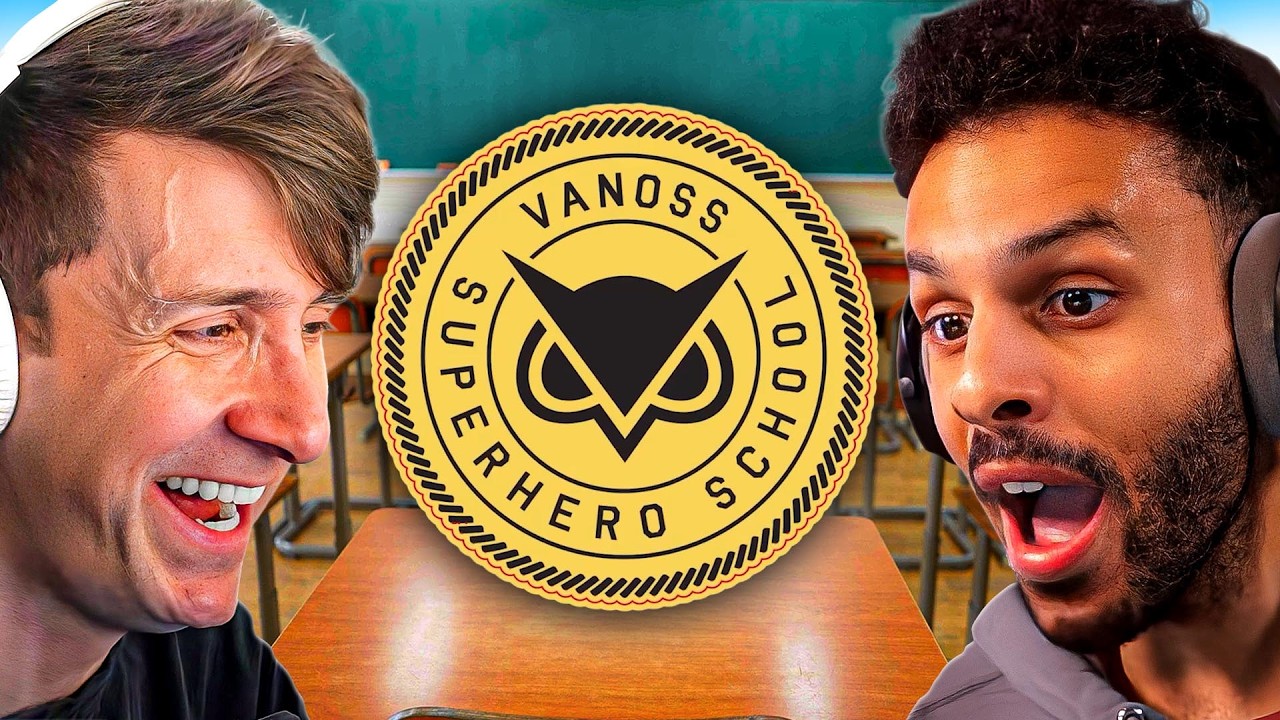 Reacting to the VANOSS SUPERHERO SCHOOL