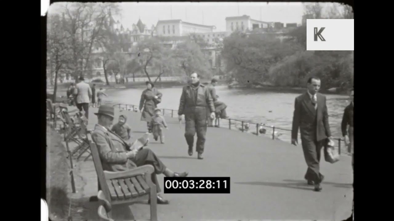 St. James's Park, 1950s London, 16mm