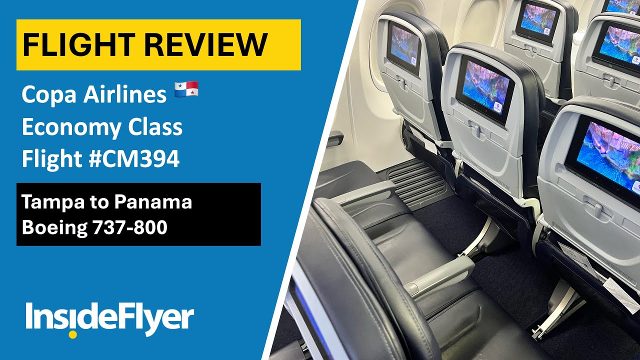 FLIGHT REPORT | Tampa to Panama City in Copa Airlines Economy | Boeing 737-800 | CM394 🛫 🇺🇸🇵🇦📍