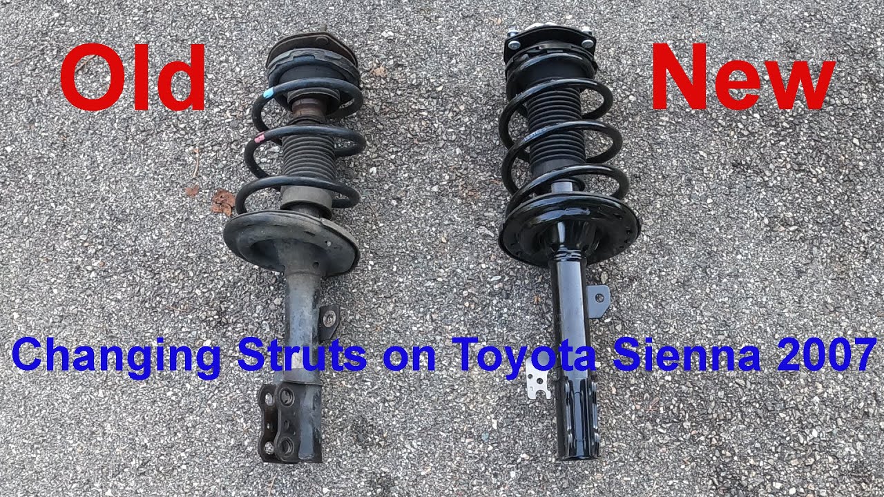 Strut Changing on Toyota Sienna 2007