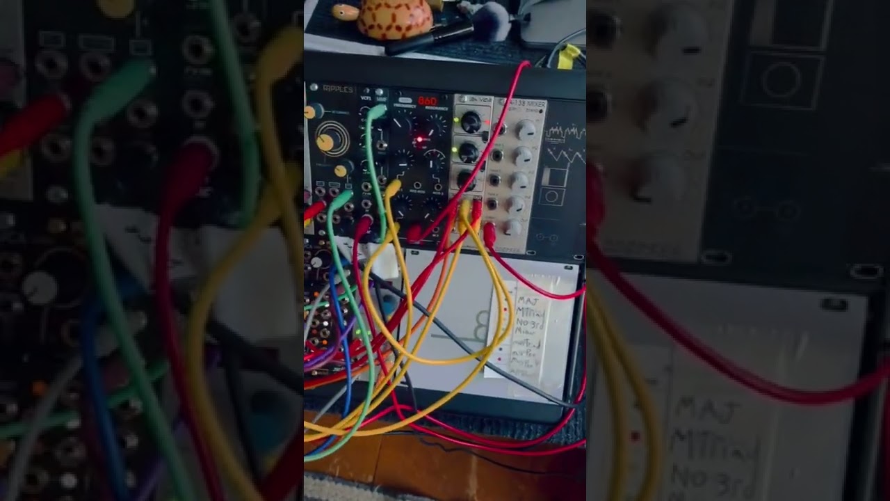 Analog Techno live rig with vintage #Boss BX-80 mixer #modularsynth #techno #dawless #analog