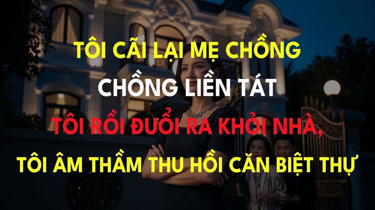 Tôi Cãi Lại Mẹ Chồng, Chồng Liền Tát Tôi Rồi Đuổi Ra Khỏi Nhà, Tôi Âm Thầm Thu Hồi Căn Biệt Thự