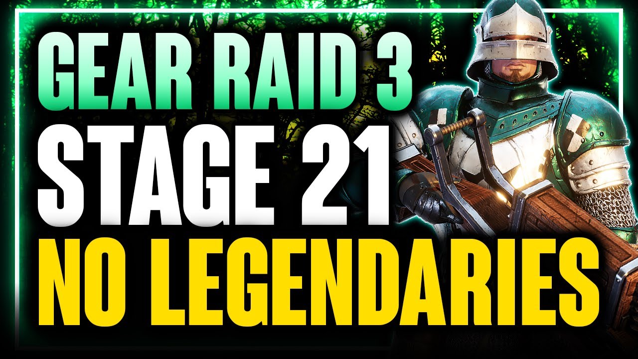 NO LEGENDARIES Gear Raid 3-21 GUIDE - Placements, Gearing & Strat with Epics, Rares & Uncommons