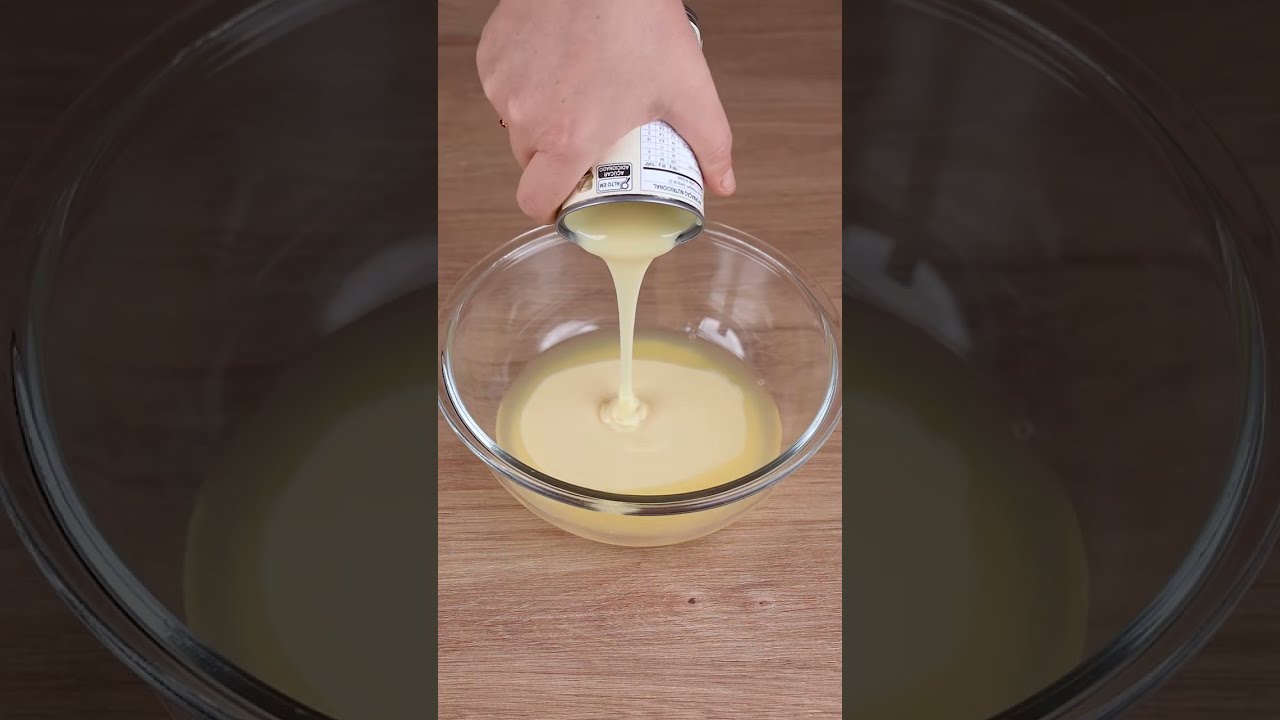 Add lemon to condensed milk and you'll be amazed by the result