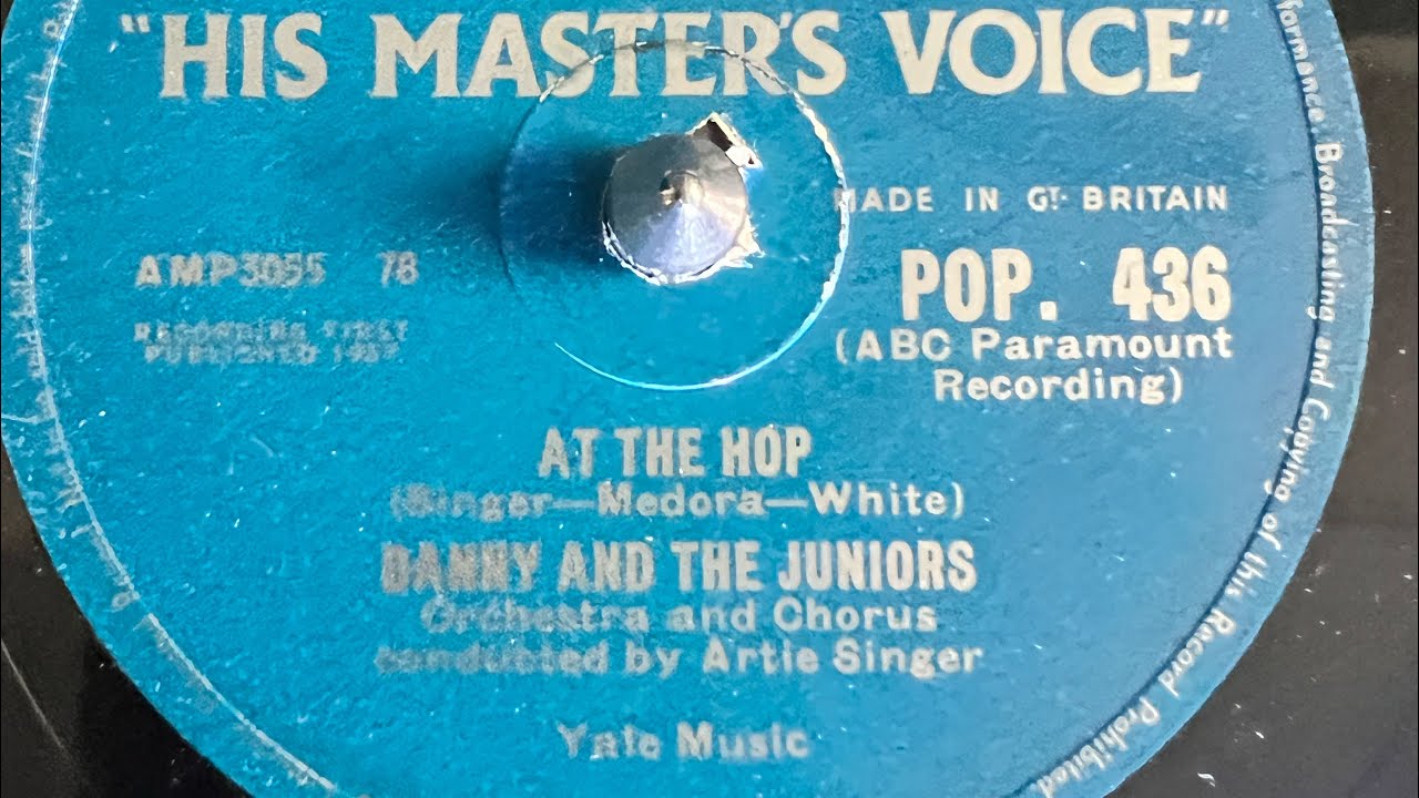 Danny And The Juniors At The Hop 78rpm