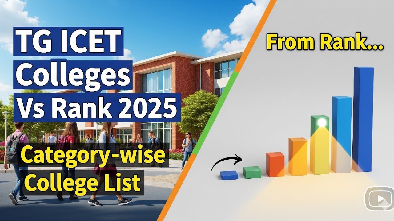 TG ICET Colleges Vs Rank 2025: Category-wise College List From Rank...