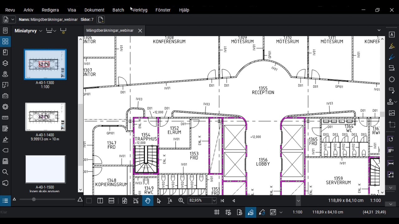 Webinar: Mängdberäkning i Bluebeam Revu