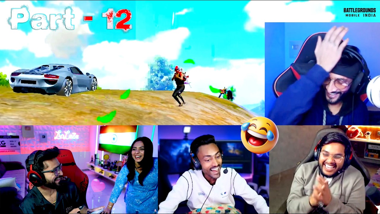 Madness 🎭 Try Not To Laugh 😂 BGMI Funny Highlights | Part 12