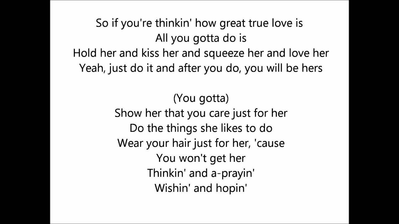 Glee - Wishin' and Hopin' - Lyrics