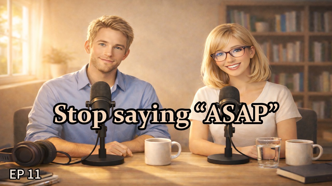 Stop saying “ASAP”/(EP 11)