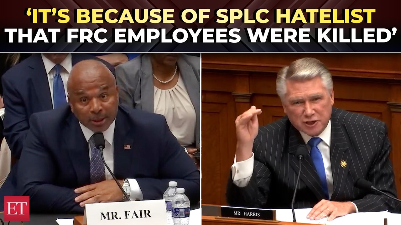 &lsquo;What&rsquo;s your reaction?&rsquo;: Harris CONFRONTS CEO Fair over FRC Shooter&rsquo;s inspiration by SPLC hate list