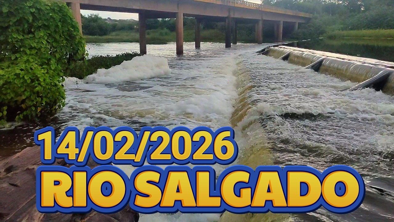AGORA SIM! RIO SALGADO EM AURORA HOJE SABADÃO 14/02/2026