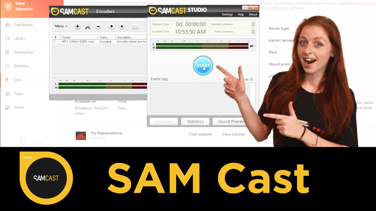 Live Radio Broadcasting via SAM Cast (Tutorial) 🎙