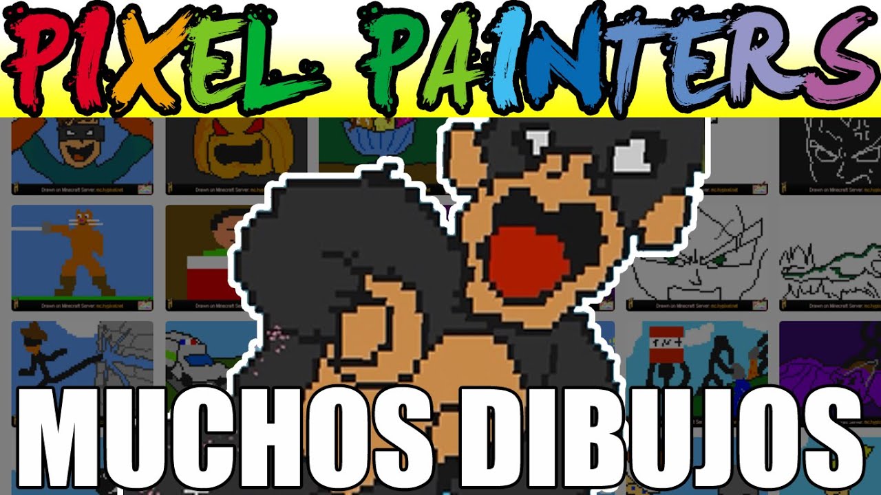 PIXEL PAINTERS : MUCHOS DIBUJOS #7 - Gorila Pervertido | Minecraft - Hypixel |