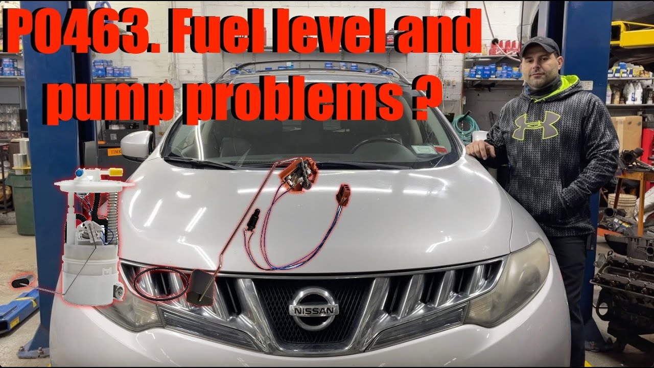 How to change fuel pump? fuel level sensor? P0463 Nissan 2009 Murano