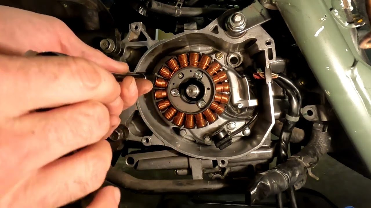 Honda Ruckus Stator Base and Radiator replacement