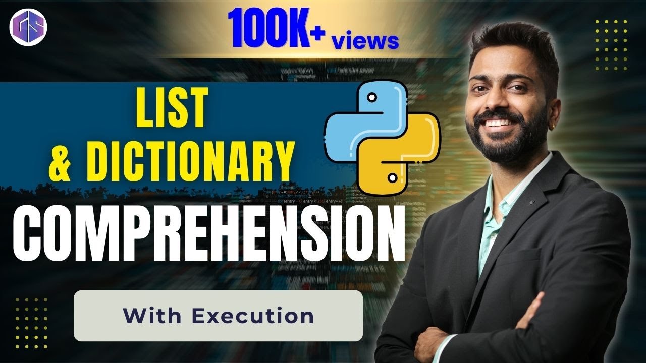 Lec-70: List & Dictionary Comprehension in Python 🐍 with Execution