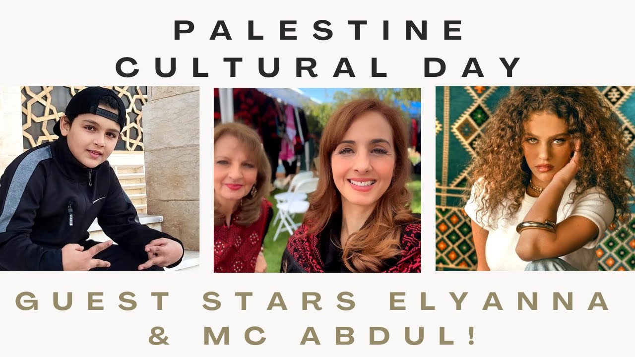 22,000 PEOPLE SHOWED UP to  PALESTINE CULTURAL DAY!  WITH SINGER ELYANNA & MC ABDUL