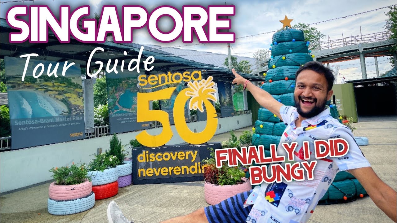 Singapore Tour | Universal Studios Singapore Bungy Jumping in Singapore | How to Plan Singapore Trip
