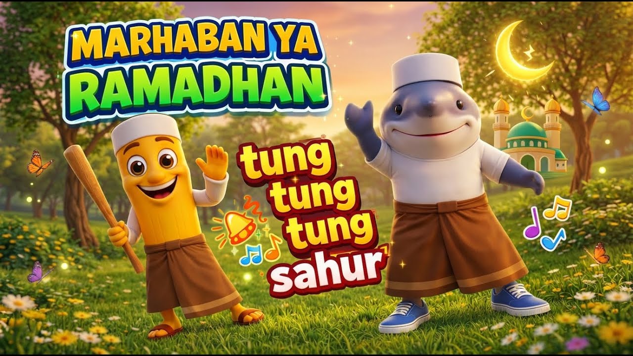 LAGU ANAK ISLAMI RAMADHAN TIBA ♥️🪕lagu anak ceria di dan edukatif