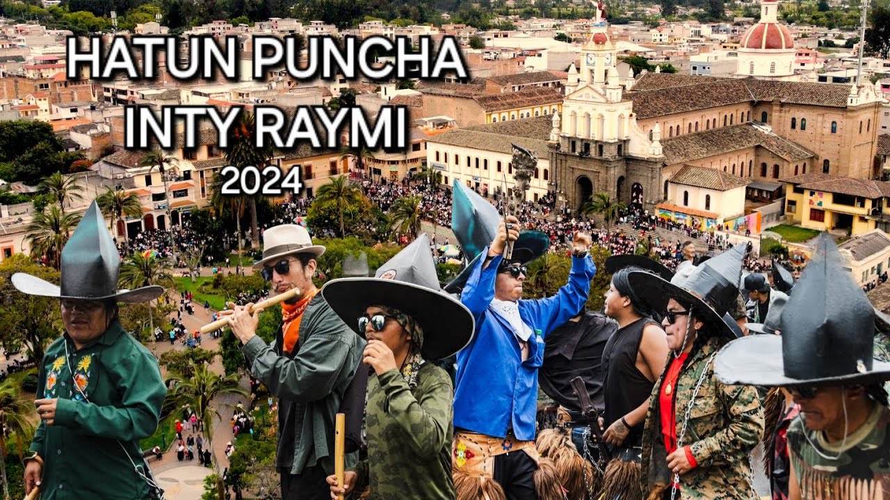 Inti raymi  HATUN PUNCHA cotacachi 2024