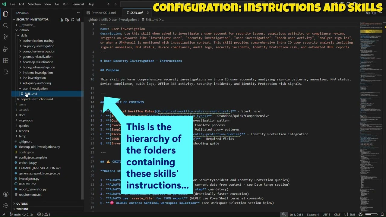 Configuration: MCP Servers and Instructions