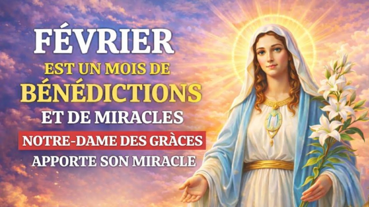 Prière de février : Comment Notre Dame des Grâces répond à tes souffrances