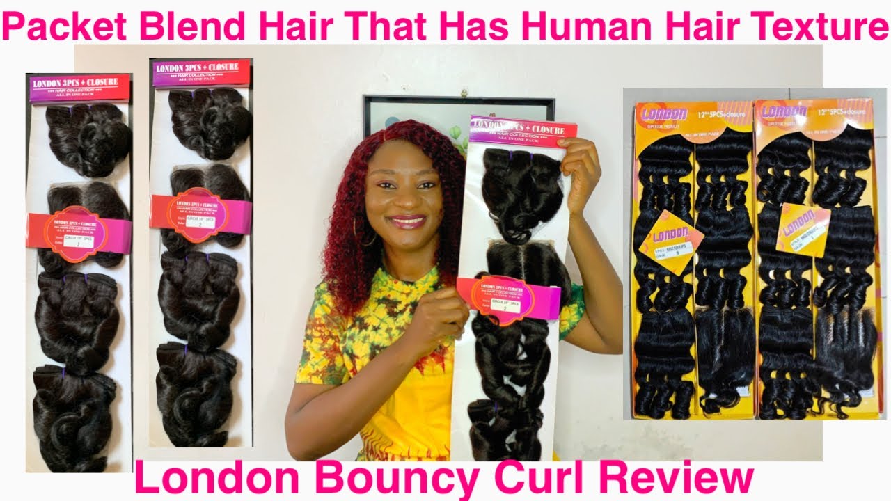 Packet Blend Hair Bouncy Curls Review| London Packet Blend Hair Bouncy Curls Review| The Quality 🔥🔥