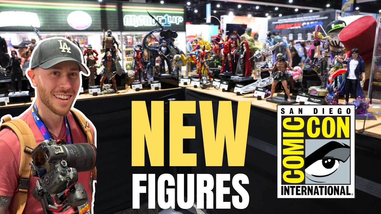 Обзор стенда Hot Toys и Sideshow на SDCC 2026 | Человек-паук, Халк, Мстители, Звездные войны, Кор...