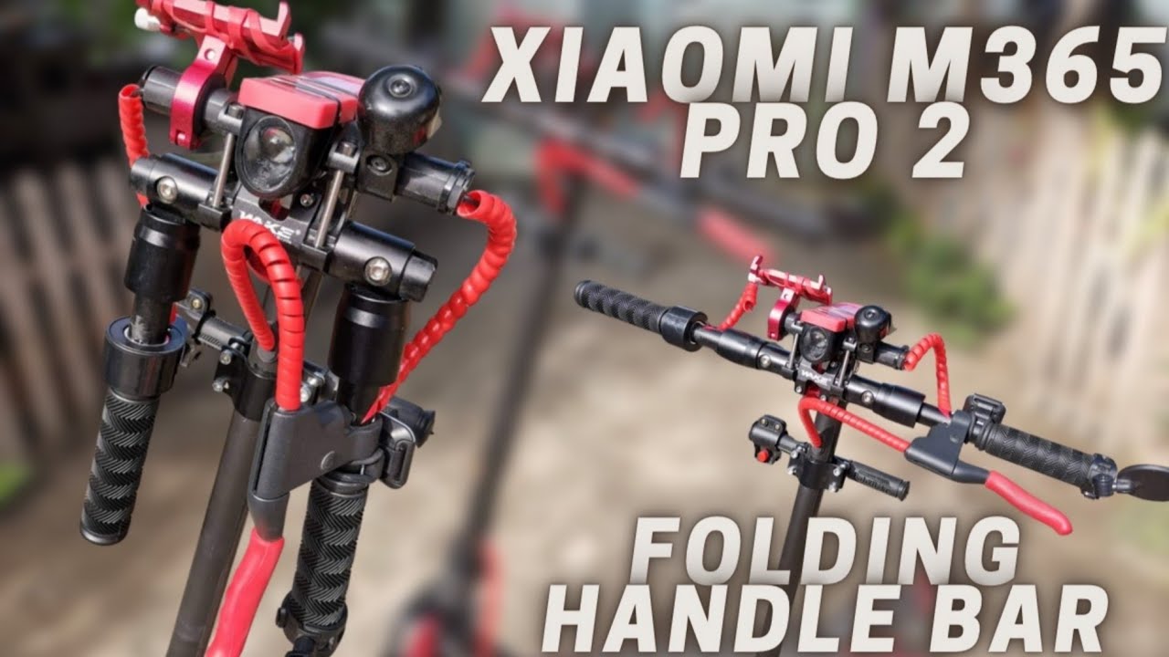 Xiaomi M365 Electric Scooter Pro 2 - Folding Handle Bar Modification