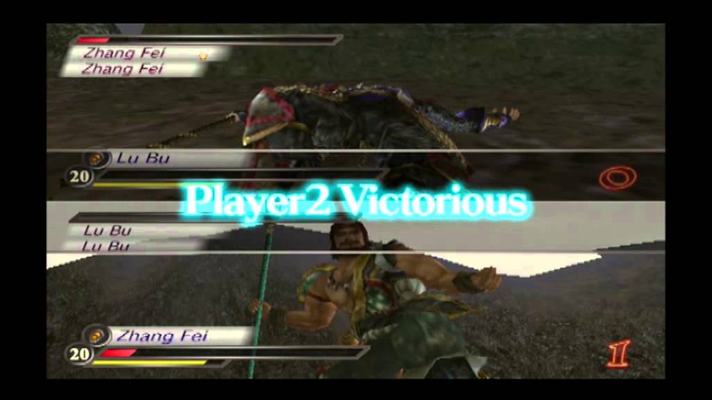 Dynasty warriors 4 - Versus Mode (showdown) Choosing Different Characters