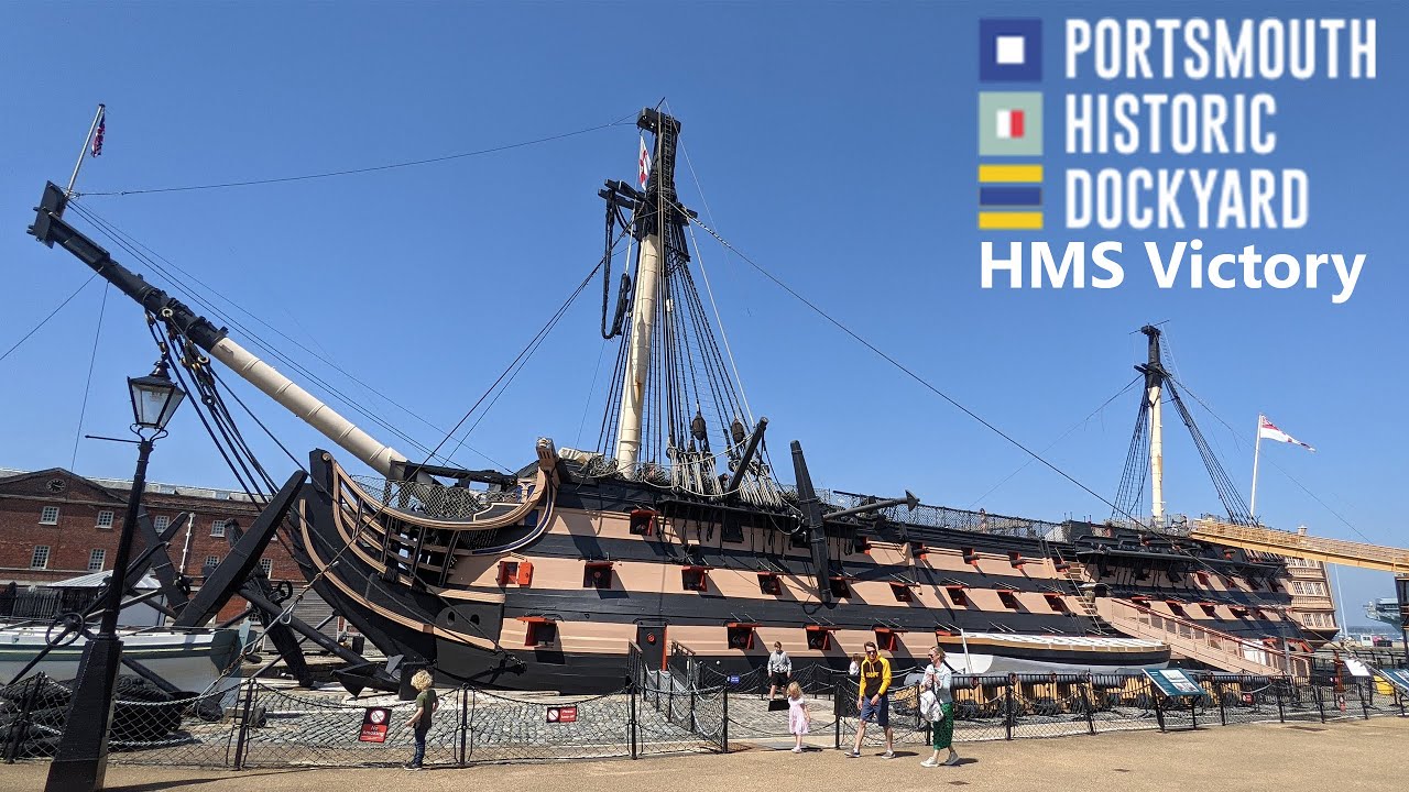 HMS VICTORY Full Tour at Portsmouth Historic Dockyard | Royal Navy's Most Famous Warship [4K]